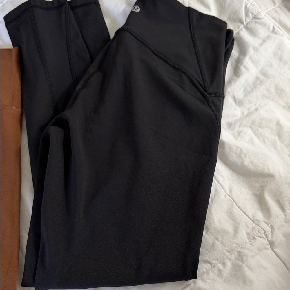 lululemon athletica Leggings in Black and Brown 2 - Picture 8 of 10